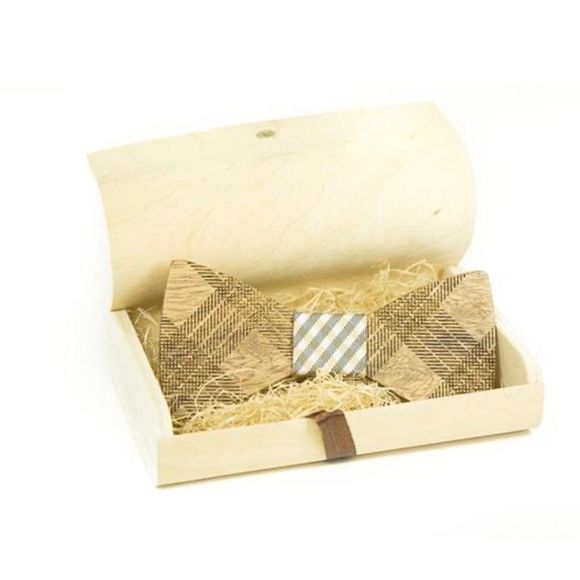 Gorgeous Wood Bowtie Modgoo Ryan Burberr - Picture 2 of 4